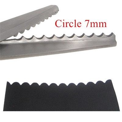 23,5 cm Zig Zag Šūšanas Griešana Drēbju šūšana Drēbnieku griezne Pinking Šķērveida āda Rokdarbu audums Mīkstās rīks Tekstils DENIM DIY
