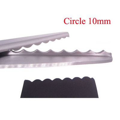 23,5 cm Zig Zag Šūšanas Griešana Drēbju šūšana Drēbnieku griezne Pinking Šķērveida āda Rokdarbu audums Mīkstās rīks Tekstils DENIM DIY