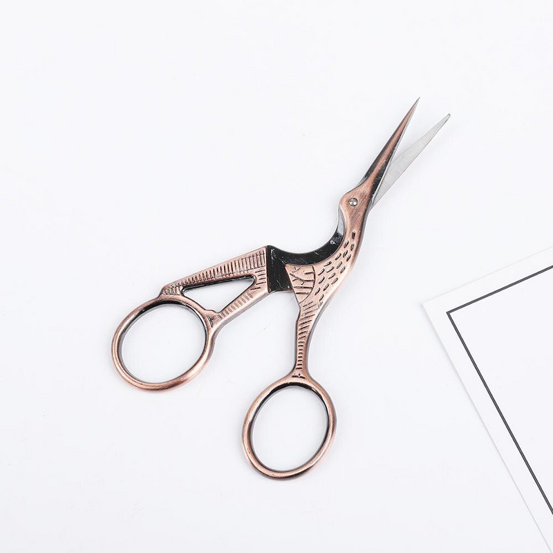 Roostevabast terasest klassikalised käärid kraana Euroopa stiilis väikesed ristpistes käärid õmblemistarvikud Kodu rätsepakäärid emale