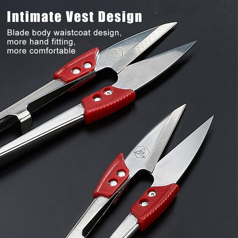 5/10/20 vnt U siūlų žirklės nerūdijančio plieno siūlų žirklės Pjovimo siuvimo žirklės kryžminio dygsnio žirklės siuvinėjimo žirklės Costura