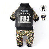 Zimné zahusťovacie chladivé teplé oblečenie pre domáce zvieratá, maskovacie oblečenie pre šteniatka, sada značkového oblečenia pre psov, oblečenie pre domáce zvieratá