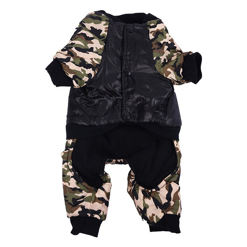 Zimné zahusťovacie chladivé teplé oblečenie pre domáce zvieratá, maskovacie oblečenie pre šteniatka, sada značkového oblečenia pre psov, oblečenie pre domáce zvieratá