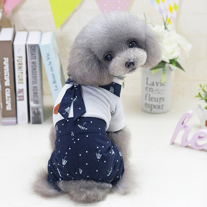 Lemmiklooma koera paari riided Puuvillane nelja jalaga mereväe mantel ja printsessi seelik kutsikas kass vend ja õde riided lemmikloomapaari riietus