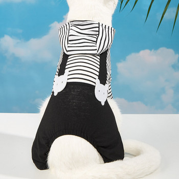 1. Ολόσωμη φόρμα με κουκούλα σκύλου για μικρό σκύλο γάτα κουτάβι Rhinestone Crown Soft Velvet χειμωνιάτικη κουκούλα Πιτζάμες Αθλητικά ρούχα J