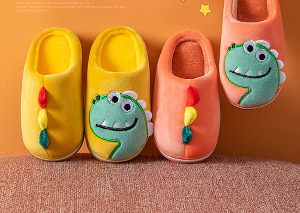 Domaće dječje papuče s vezom za dječake i djevojčice