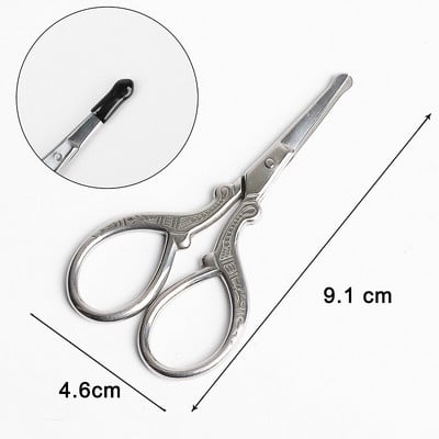 1ks európske šijacie nožnice, zlaté nerezové krajčírske nožnice na vyšívanie, domáce šijacie nástroje