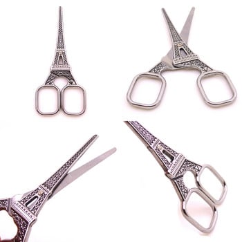 Vintage κεντήματα Ψαλίδι Eiffel Tower Tailor Scissors Antique Craft Embroidery Ψαλίδι στολισμού Ψαλίδι ραπτικής Κέντημα