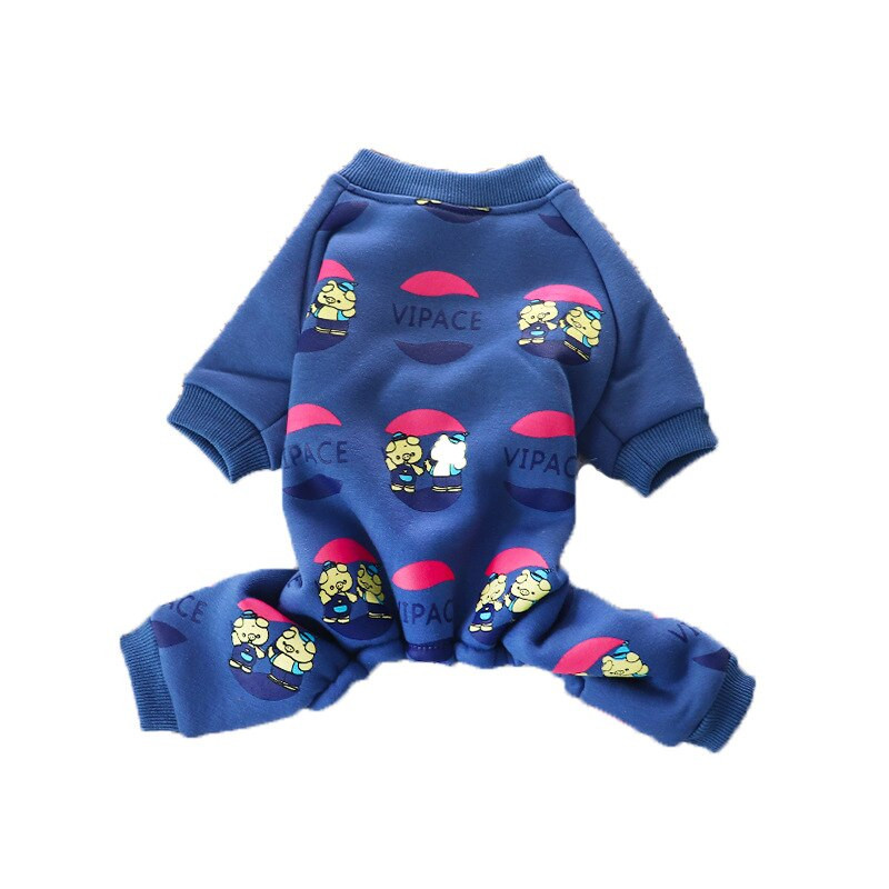 Salopetă pentru câini din fleece moale Haina pentru câini de iarnă Pijamale pentru cățeluș mic Ținute pentru animale de companie Hanorac pentru câini Îmbrăcăminte Yorkie shih tzu