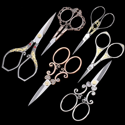 Vintage Scissors Antique Retro Scissors Ebroidery Weedlework Cross Stitch Needlework Sewing Scissor Tailor Scissors DIY