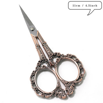 Vintage nožnice Antique Retro nožnice Vyšívanie Látkové vyšívanie Krížikový steh Vyšívanie Šitie nožnice Krajčírske nožnice DIY