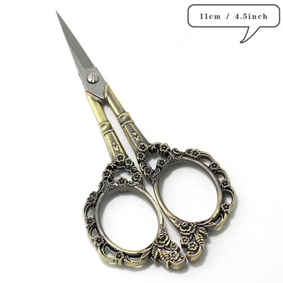 Vintage nožnice Antique Retro nožnice Vyšívanie Látkové vyšívanie Krížikový steh Vyšívanie Šitie nožnice Krajčírske nožnice DIY
