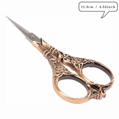 Vintage nožnice Antique Retro nožnice Vyšívanie Látkové vyšívanie Krížikový steh Vyšívanie Šitie nožnice Krajčírske nožnice DIY