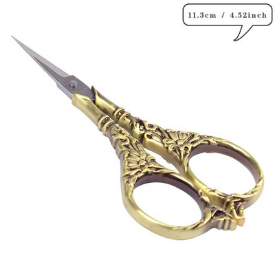 Vintage nožnice Antique Retro nožnice Vyšívanie Látkové vyšívanie Krížikový steh Vyšívanie Šitie nožnice Krajčírske nožnice DIY
