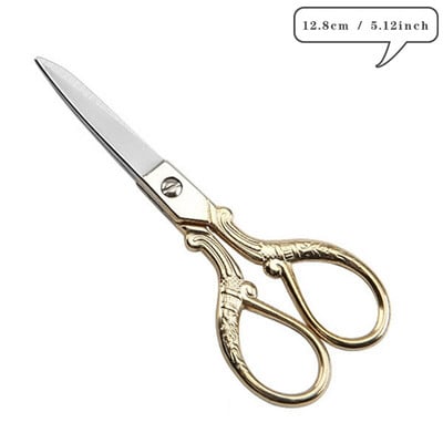 Vintage nožnice Antique Retro nožnice Vyšívanie Látkové vyšívanie Krížikový steh Vyšívanie Šitie nožnice Krajčírske nožnice DIY