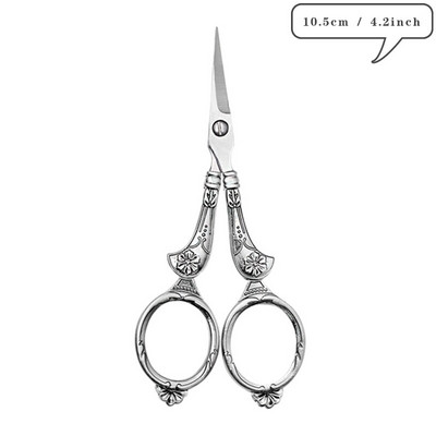 Vintage nožnice Antique Retro nožnice Vyšívanie Látkové vyšívanie Krížikový steh Vyšívanie Šitie nožnice Krajčírske nožnice DIY