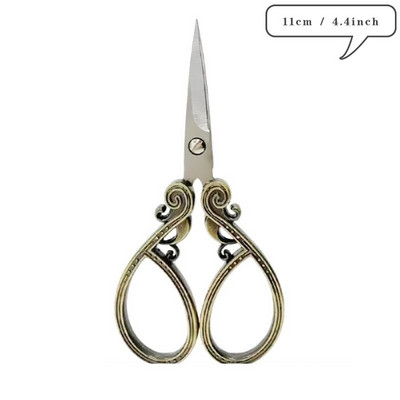 Vintage nožnice Antique Retro nožnice Vyšívanie Látkové vyšívanie Krížikový steh Vyšívanie Šitie nožnice Krajčírske nožnice DIY