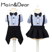 Îmbrăcăminte pentru câini drăguț pentru animale de companie, primăvară și vară, haine noi pentru câini, haine pentru cuplu, costum pentru studenți, ținută de îmbrăcăminte Teddy Bichon Hiromi, S-2XL