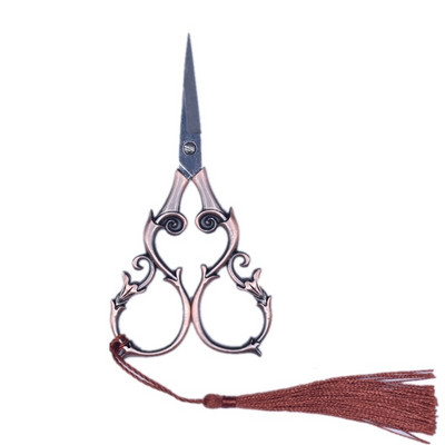 Retro žirklių rinkinys Išskirtinės vintažinės žirklės + adatos laikymo vamzdelis + yla + sriegis + antpirštis, siuvinėjimas, siuvimo žirklės, siuvimo reikmenys