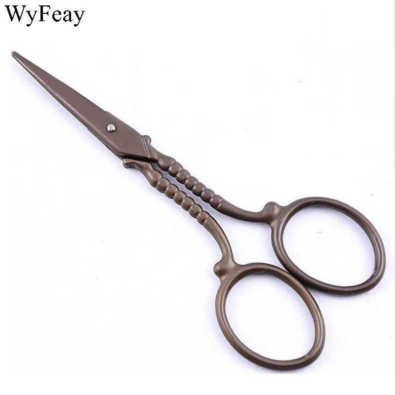 1 ks zliatinových vintage kvetinových vzorovaných nožníc, krajčírskych nožníc s kvetmi slivky, starožitných šijacích nožníc na vyšívanie