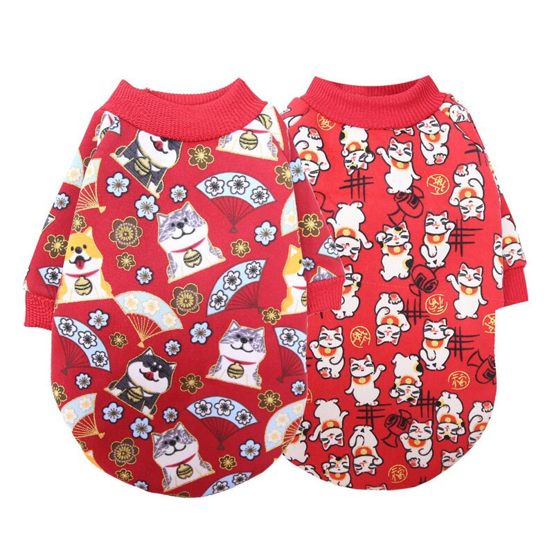 Rochie pentru câini Fusta Modele pentru cuplu Câine Pisică Haine pentru animale de companie Pulover de toamnă și iarnă Catifea subțire Articole pentru câini Mici Mijlocii XS-2XL