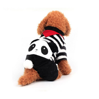Στολές Panda Dog Cat, Pet Halloween Christmas Cosplay Dress Hoodie Funny Outfits Ρούχα για Puppy Dogs Kitten