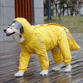 Αδιάβροχο για σκύλους Σαλόνι κινουμένων σχεδίων για σκύλους Αδιάβροχα ρούχα για σκύλους για την ομίχλη Αδιαπέραστο μπαστούνι για σκύλους Ρούχα αδιάβροχα για σκύλους ομοιόμορφα κατοικίδια