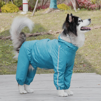 Αδιάβροχο για σκύλους Σαλόνι κινουμένων σχεδίων για σκύλους Αδιάβροχα ρούχα για σκύλους για την ομίχλη Αδιαπέραστο μπαστούνι για σκύλους Ρούχα αδιάβροχα για σκύλους ομοιόμορφα κατοικίδια