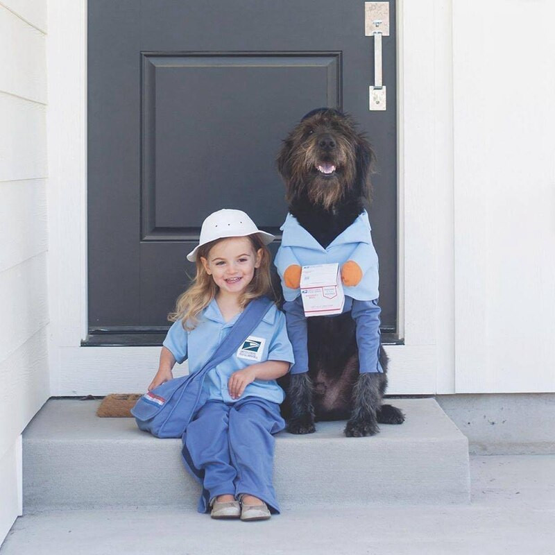 Halloween Pet Dog Transformation Courier Funny Suit Oblečenie Nastaviteľný Cosplay Kostým Párty Set Román Cat