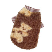 Kuum müük Armas sügis ja talv pluss sametise ja paksu karu mustriga koera vest koos põhjasärgi komplektiga lemmikloomariided