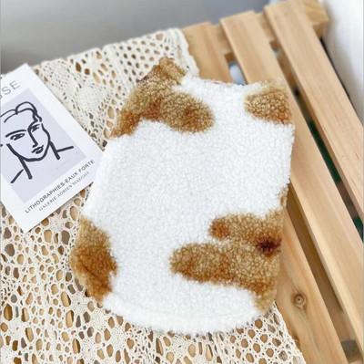 Kuum müük Armas sügis ja talv pluss sametise ja paksu karu mustriga koera vest koos põhjasärgi komplektiga lemmikloomariided