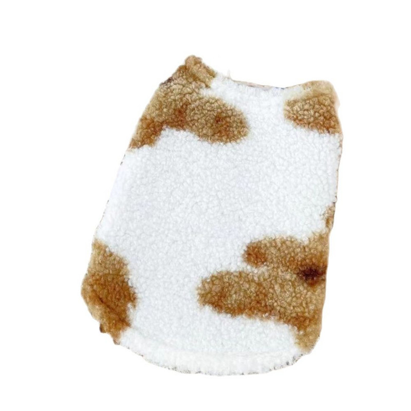 Kuum müük Armas sügis ja talv pluss sametise ja paksu karu mustriga koera vest koos põhjasärgi komplektiga lemmikloomariided