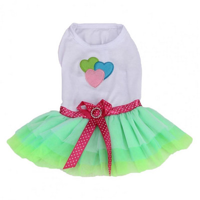 2 culori Fusta prințesă de câine frumoasă, respirabilă, fustă prințesă de câine din desene animate, rezistentă pentru plimbare