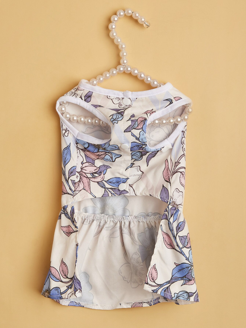 Šaty pre psov - suknička na princeznovské šaty pre dievčatá, malé psy, krásne letné šaty pre šteniatka, roztomilé šaty pre psov, oblečenie pre domáce zvieratá, narodeninovú oslavu