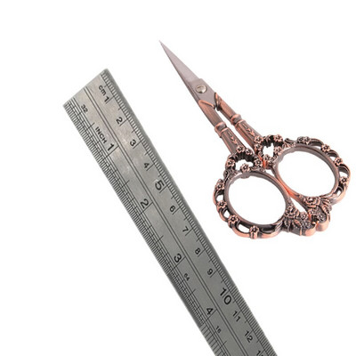 ZAKKA Țesătură fină antică DIY foarfecă cusătură artizanală retro gospodărie croitorie croială cusut vintage