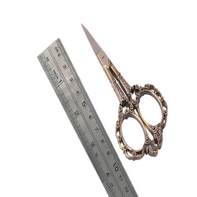 ZAKKA Țesătură fină antică DIY foarfecă cusătură artizanală retro gospodărie croitorie croială cusut vintage