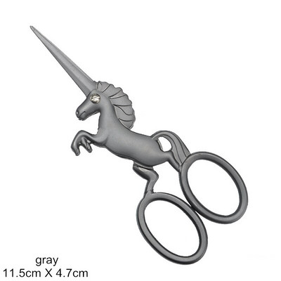 Euroopa retro rätsepa tikandid kääridega ükssarvik klassikaline käsitöökangas antiikõmblus Vintag käsitöö isetegemise lõikega ristõmblustööriist