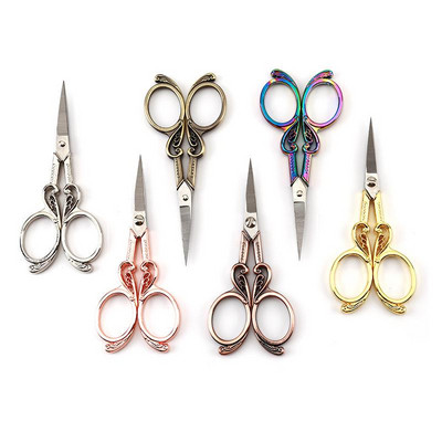 European Retro Tailor Scissors Cross Stitch Antique Vintage Scissors Thread Ebroidery Scissor Sewings for Handcraft DIY ράψιμο