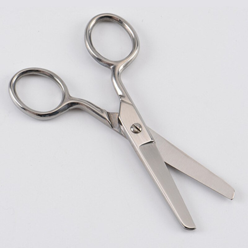 Kerek fej biztonsági rozsdamentes acél hímzés keresztszemes szabó olló Irodaszerek Varrás kiegészítők Szálak Ollós szövet