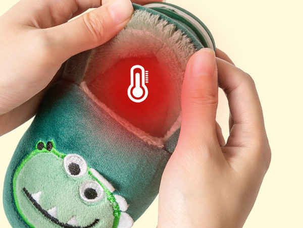 Nou model de papuci de casă pentru copii cu broderie