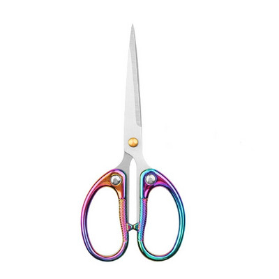 Foarfece de cusut din oțel inoxidabil din oțel inoxidabil de culoare, foarfece de cusut pentru croitorie, pentru țesături, instrument de tăiat