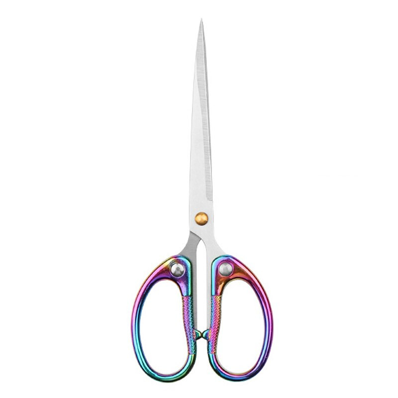 Foarfece de cusut din oțel inoxidabil din oțel inoxidabil de culoare, foarfece de cusut pentru croitorie, pentru țesături, instrument de tăiat