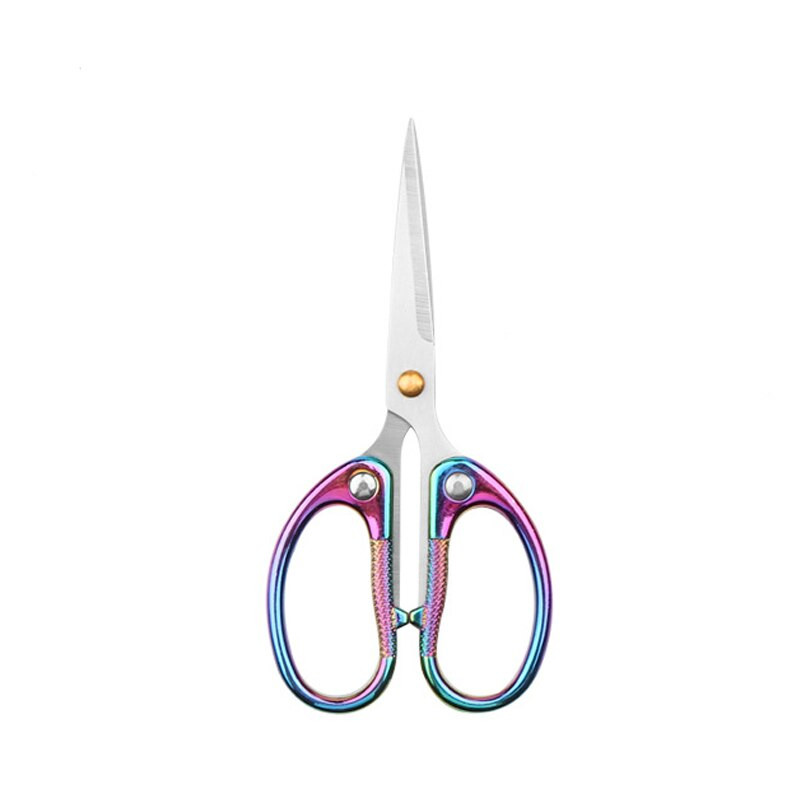 Foarfece de cusut din oțel inoxidabil din oțel inoxidabil de culoare, foarfece de cusut pentru croitorie, pentru țesături, instrument de tăiat