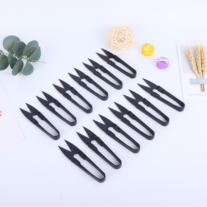 1 τεμ. U Shape Clippers Trimming Sewing Scissors Nippers Sewing Ebroidery craft Scissors Tailor tijeras de costura mini scissors