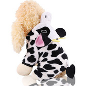Behogar Animal de companie, lapte de vacă, hanorac, haine amuzante, ținute, costum pentru câini, pisici, îmbrăcăminte de sărbători de Halloween, mascarada, petrecere cosplay