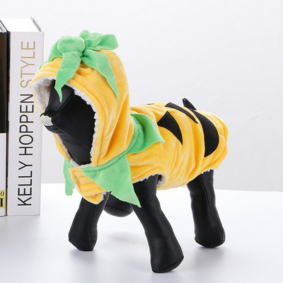 Behogar Animal de companie, lapte de vacă, hanorac, haine amuzante, ținute, costum pentru câini, pisici, îmbrăcăminte de sărbători de Halloween, mascarada, petrecere cosplay