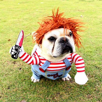 Behogar Animal de companie, lapte de vacă, hanorac, haine amuzante, ținute, costum pentru câini, pisici, îmbrăcăminte de sărbători de Halloween, mascarada, petrecere cosplay