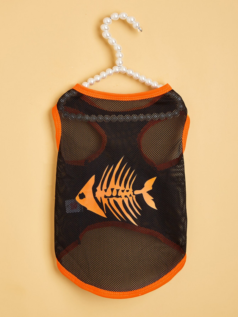 Gyvūnų marškinėliai, šunų vasariniai drabužiai, šuniukų augintinio drabužiai, miela minkšta liemenė