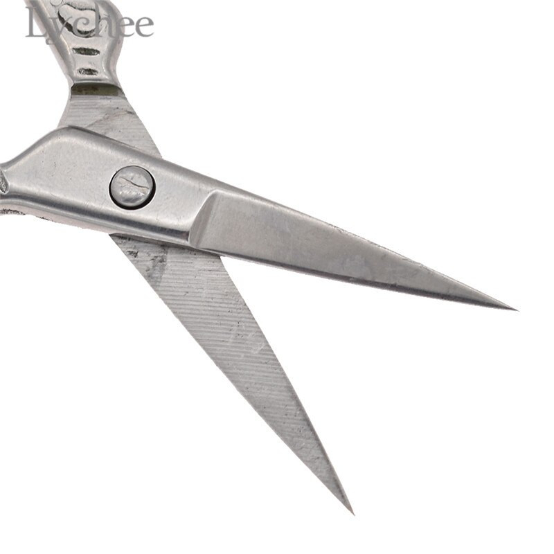 Lychee Life 1 ks Vintage malé nožnice na krížikovú výšivku z nehrdzavejúcej ocele, vyšívacie nožnice, šijacie potreby pre domácich majstrov