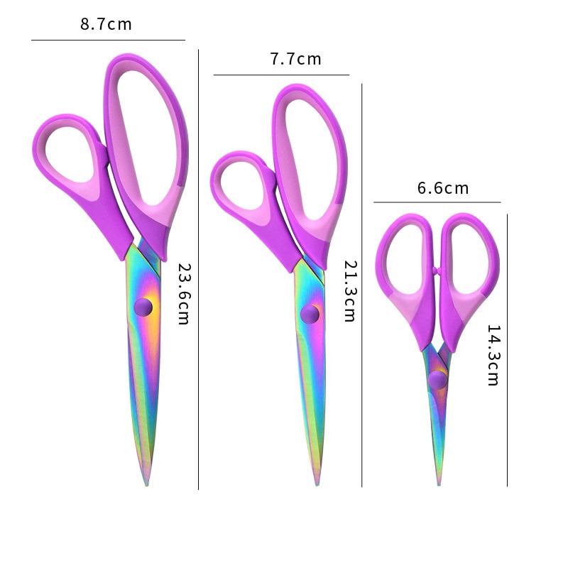 3 ks/sada profesionálnych krajčírskych nožníc, rezačiek látok, vyšívania, nehrdzavejúcej ocele, krajčírstva, šitia, DIY remesiel