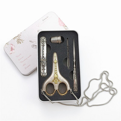 Retro Vintage Scissors Handcraft Κεντήματα Κλωστές Ραπτικής Ψαλίδι Υφασμάτινο Ψαλίδι Cross Stitch Tailor Scissors Ραπτική Προμήθειες